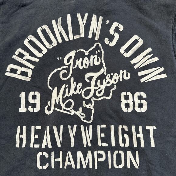 Roots of Fight Mike Tyson Training Camp Tank Hoodie Mens Large Boxing USA Flag - Picture 7 of 11